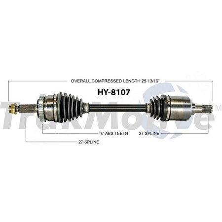 Surtrack Axle Cv Axle Shaft, Hy-8107 HY-8107